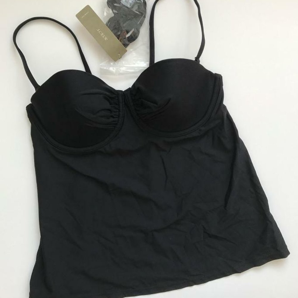 JCrew $69 Underwire Tankini Top B9645 Swim Suit
